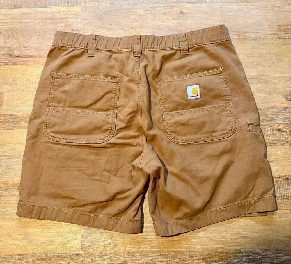 Carhartt Rugged Flex Relaxed-Fit Canvas Work Shorts Carhartt Brown Size 34